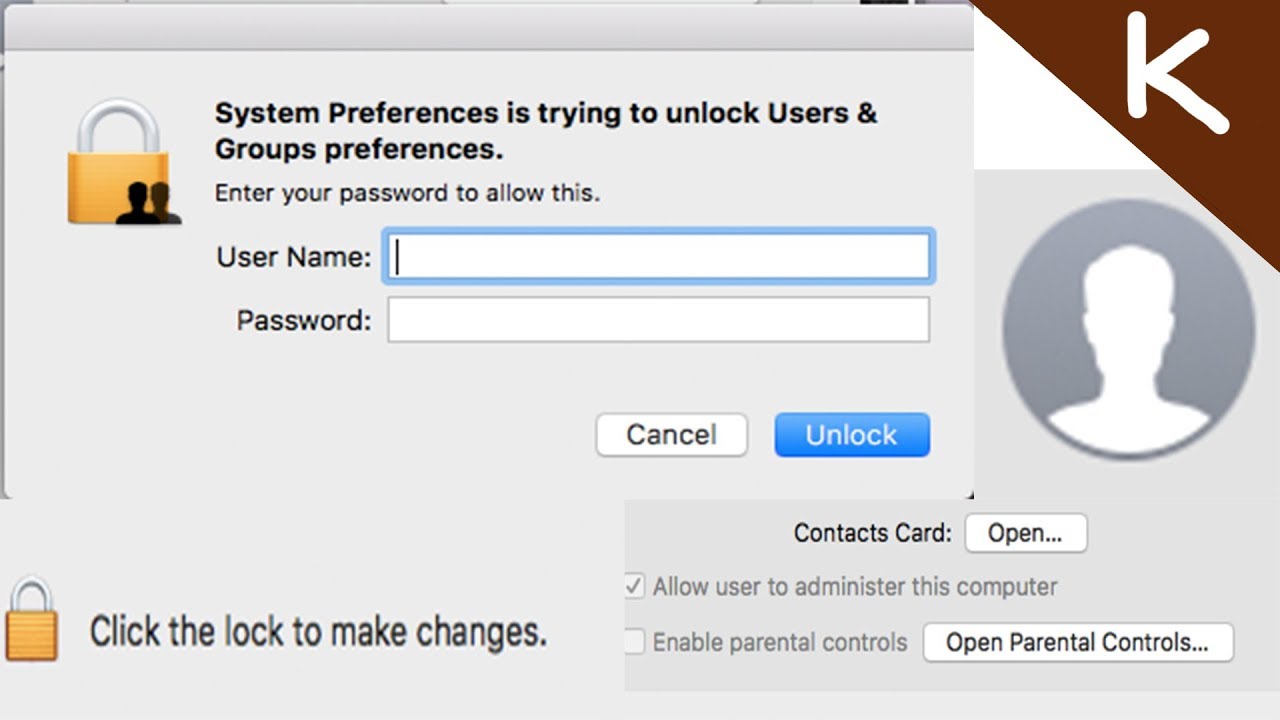 admin password for torrented macos